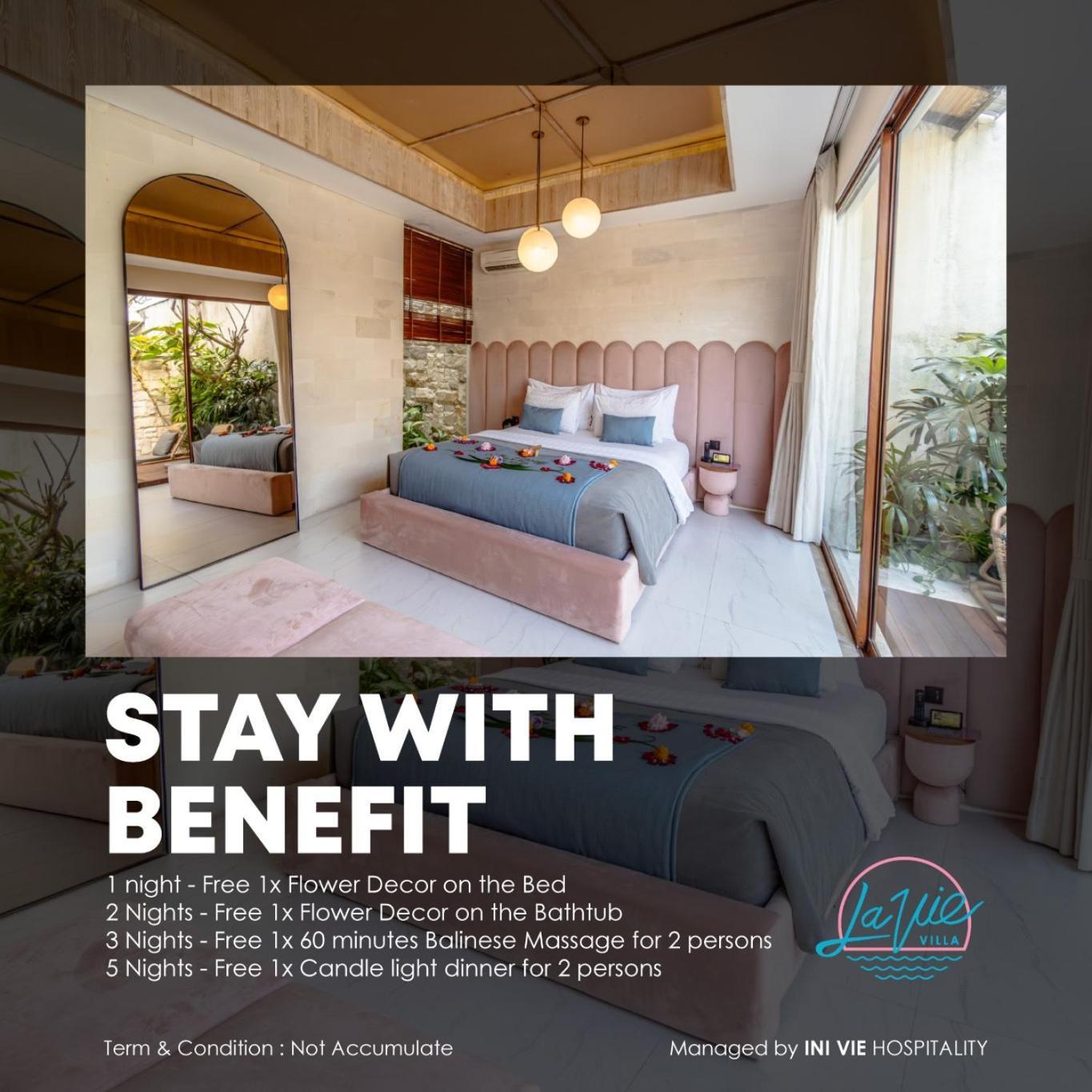 La Vie Villa Seminyak By Ini Vie Hospitality Legian Habitación foto